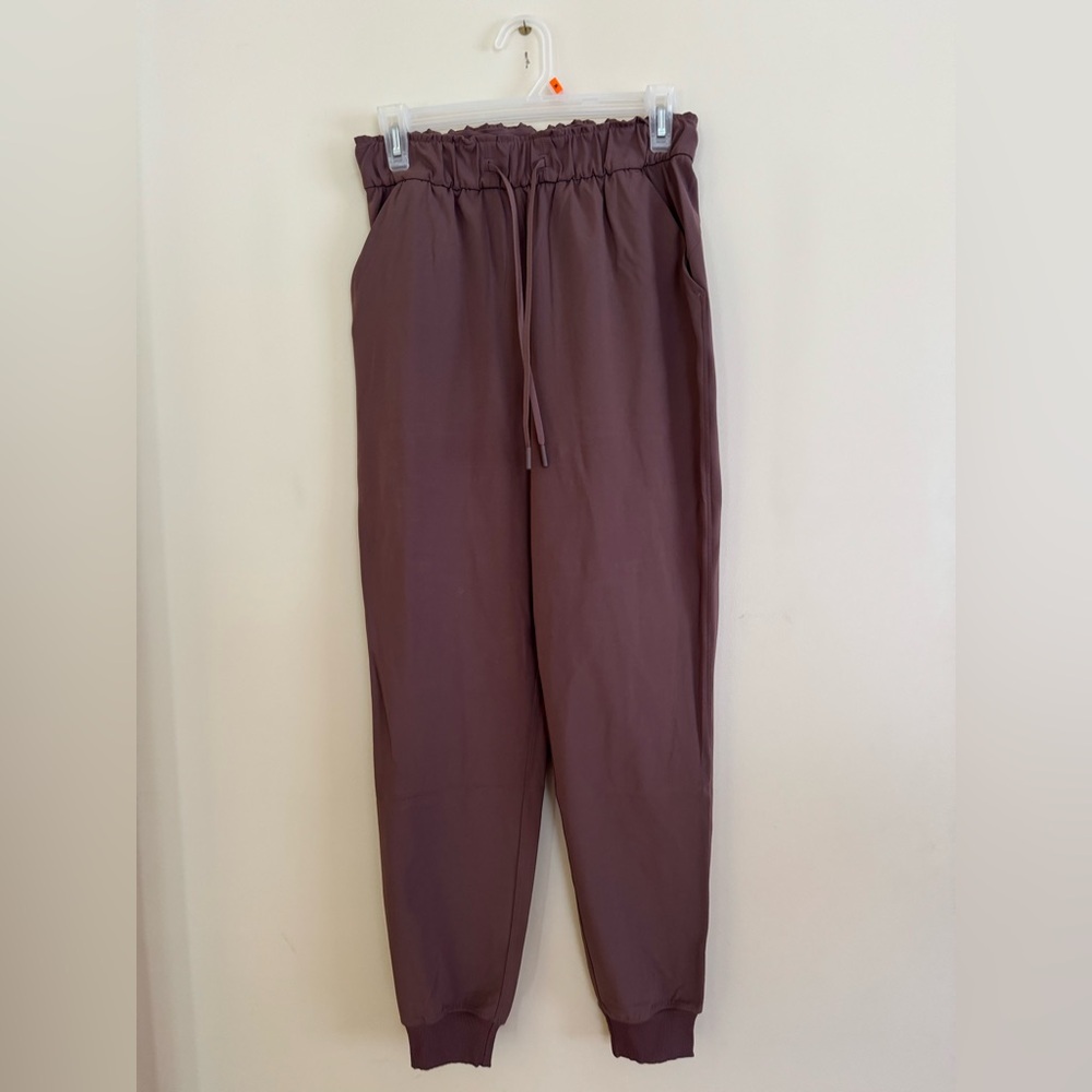 lululemon athletica Mauve Paperbag Waist Track Joggers